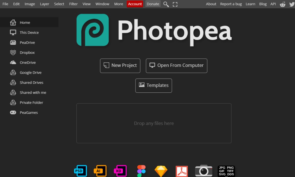 Photopea Best Photo Editing App For Windows 10