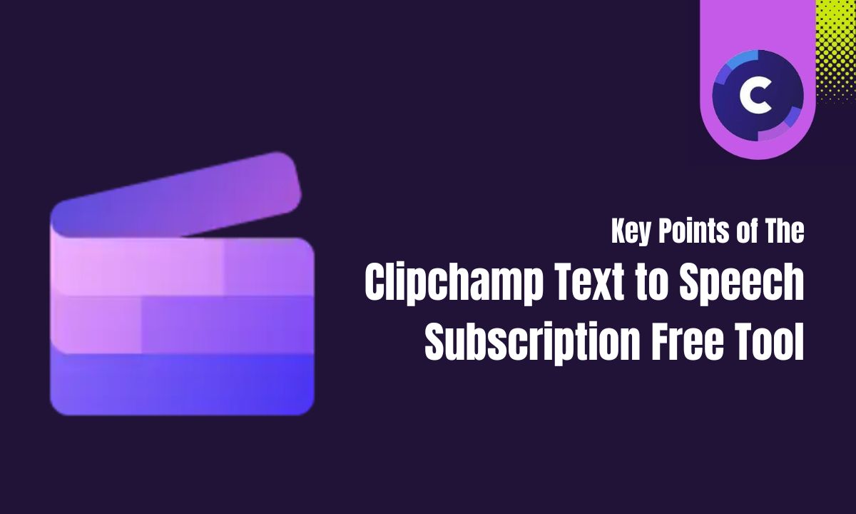  Clipchamp Text to Speech