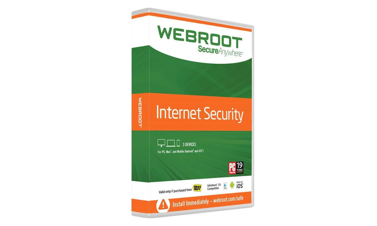 Webroot SecureAnywhere Top Antivirus For Windows 10 PC